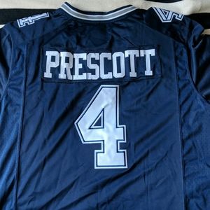 Dak Prescott on field NFL Jersey